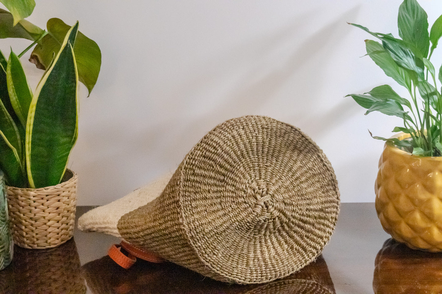 Woven Kiondo Tote Bag - Large (Handwoven African Bag | Boho Gift for Her | Eco-Friendly Summer)