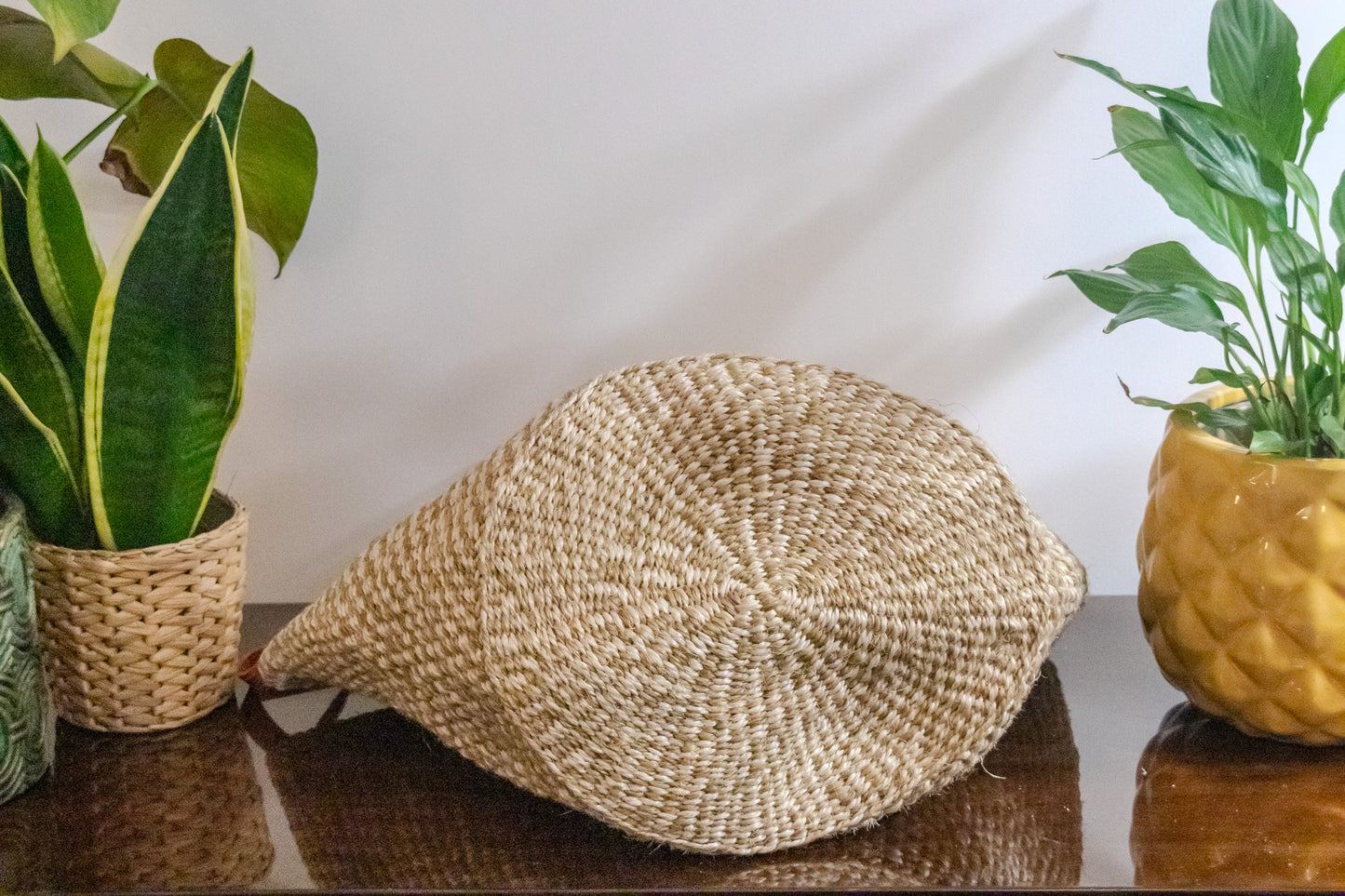 Woven Kiondo Tote Bag - Large (Handwoven African Bag | Boho Gift for Her | Eco-Friendly Summer)