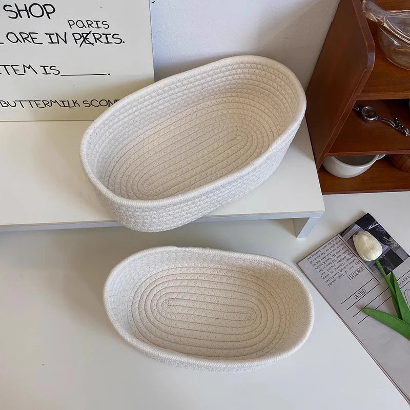 Minimal Nest – Woven Cotton Sundries Basket