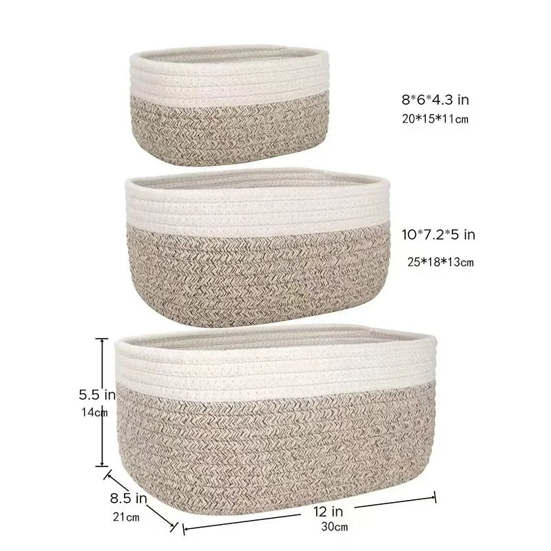 NestleBin – Handcrafted Cotton Organizer