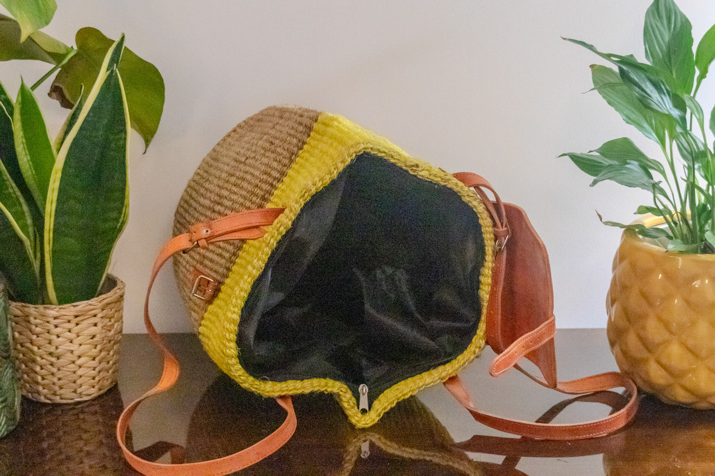 Woven Kiondo Tote Bag - Large (Handwoven African Bag | Boho Gift for Her | Eco-Friendly Summer)