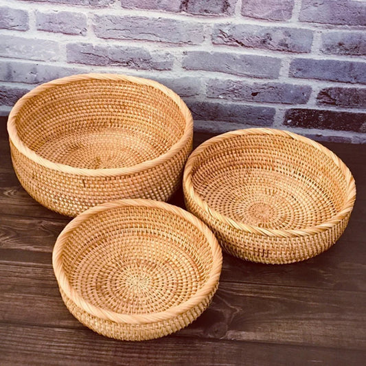 RusticRoot – Handwoven Snack & Tea Basket