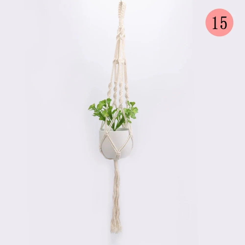 The Hanging Haven – Macrame Flower Basket