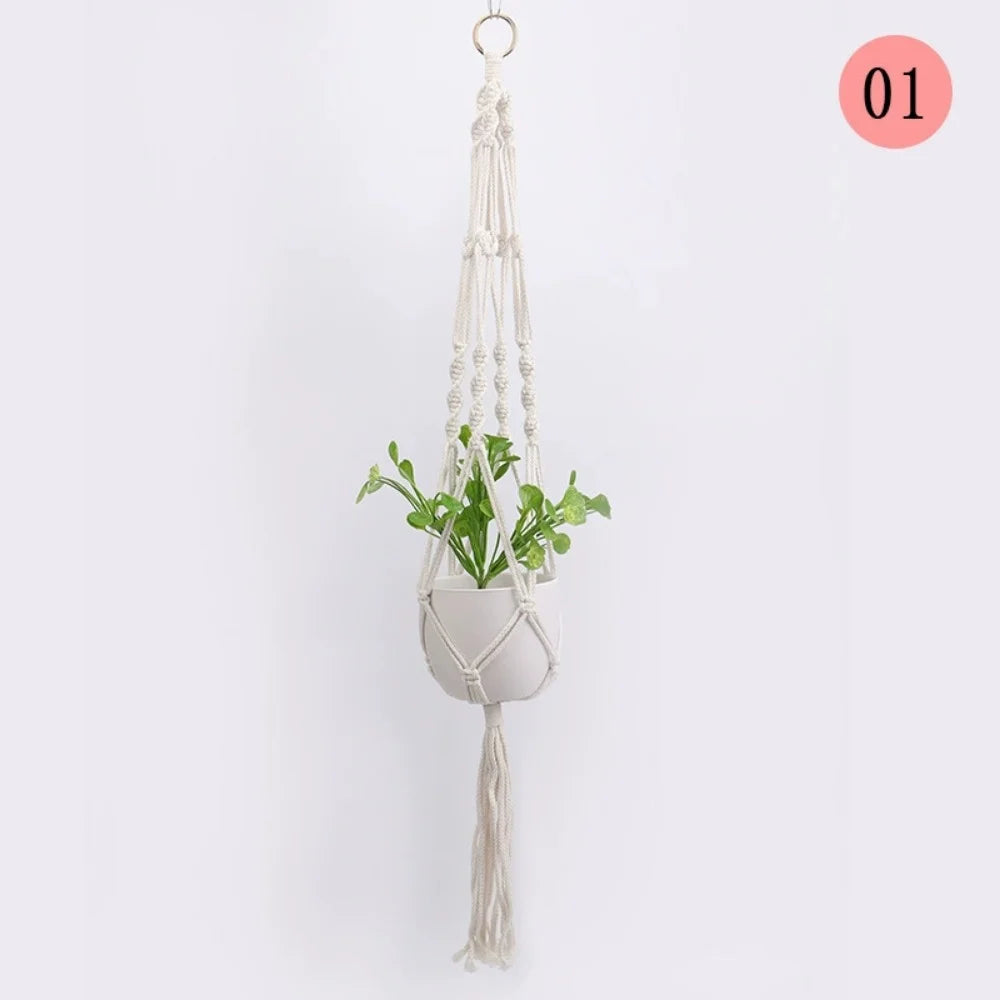 The Hanging Haven – Macrame Flower Basket