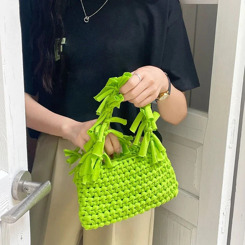 The Breezy Bloom – Handwoven Holiday Mini Tote