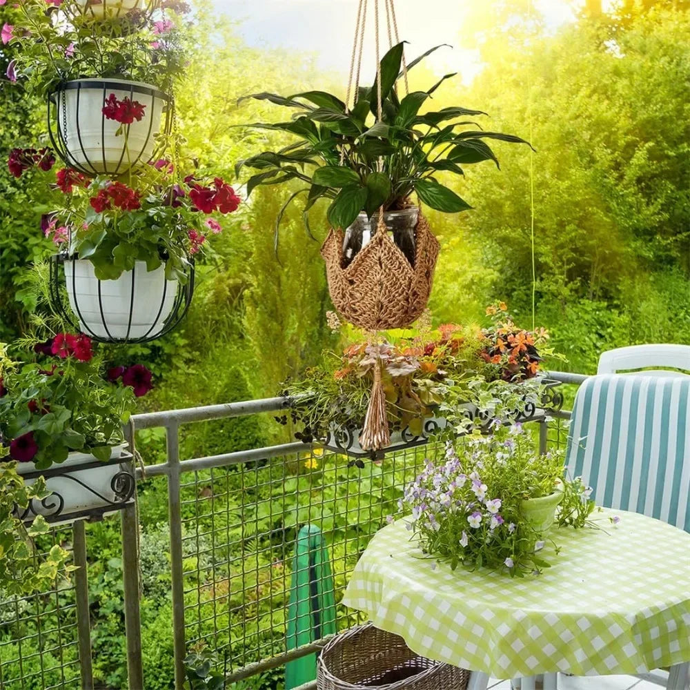 The Hanging Haven – Macrame Flower Basket