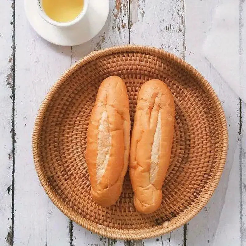 RusticRoot – Handwoven Snack & Tea Basket