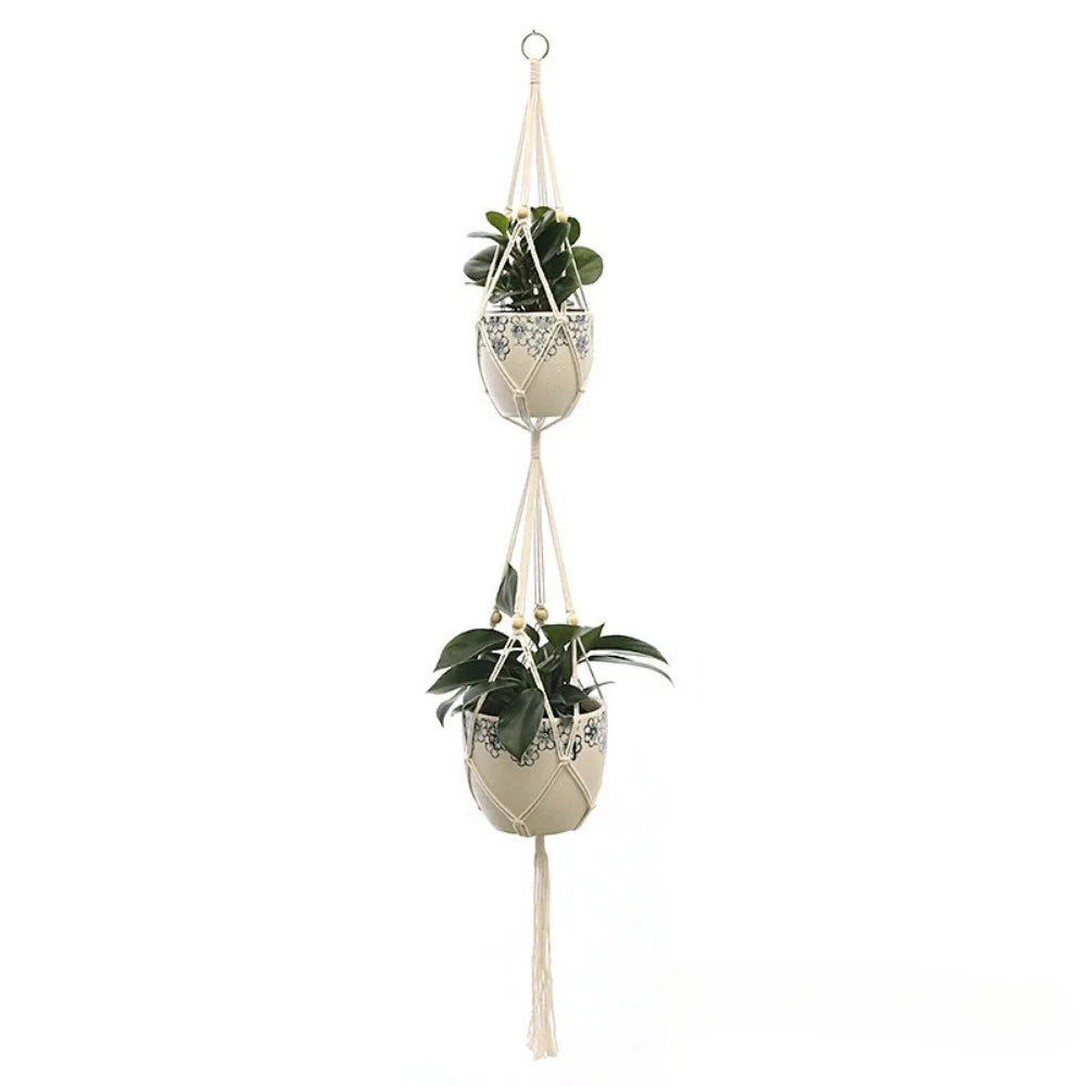 The Hanging Haven – Macrame Flower Basket