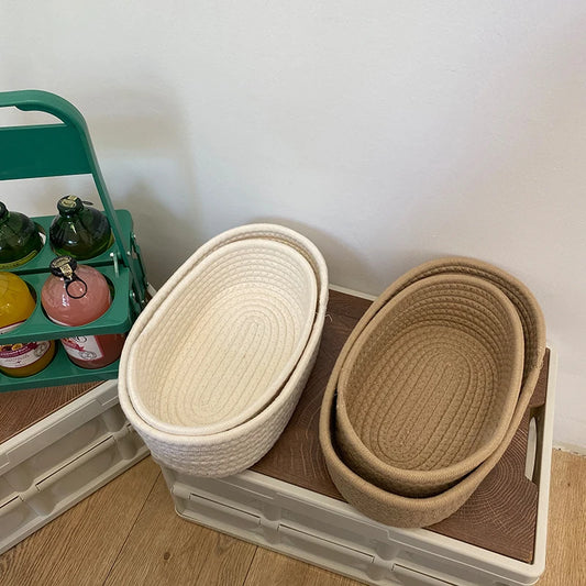 Minimal Nest – Woven Cotton Sundries Basket