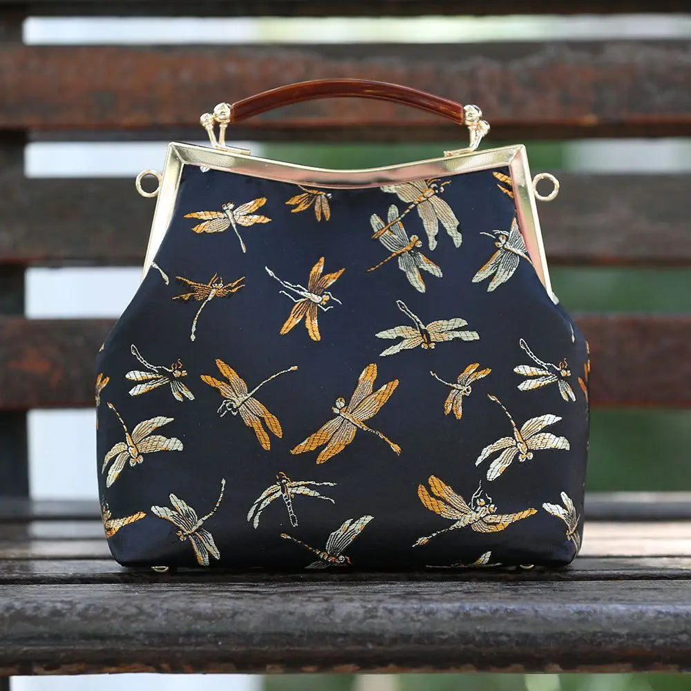 The Fringe Belle – Vintage Shell Bag