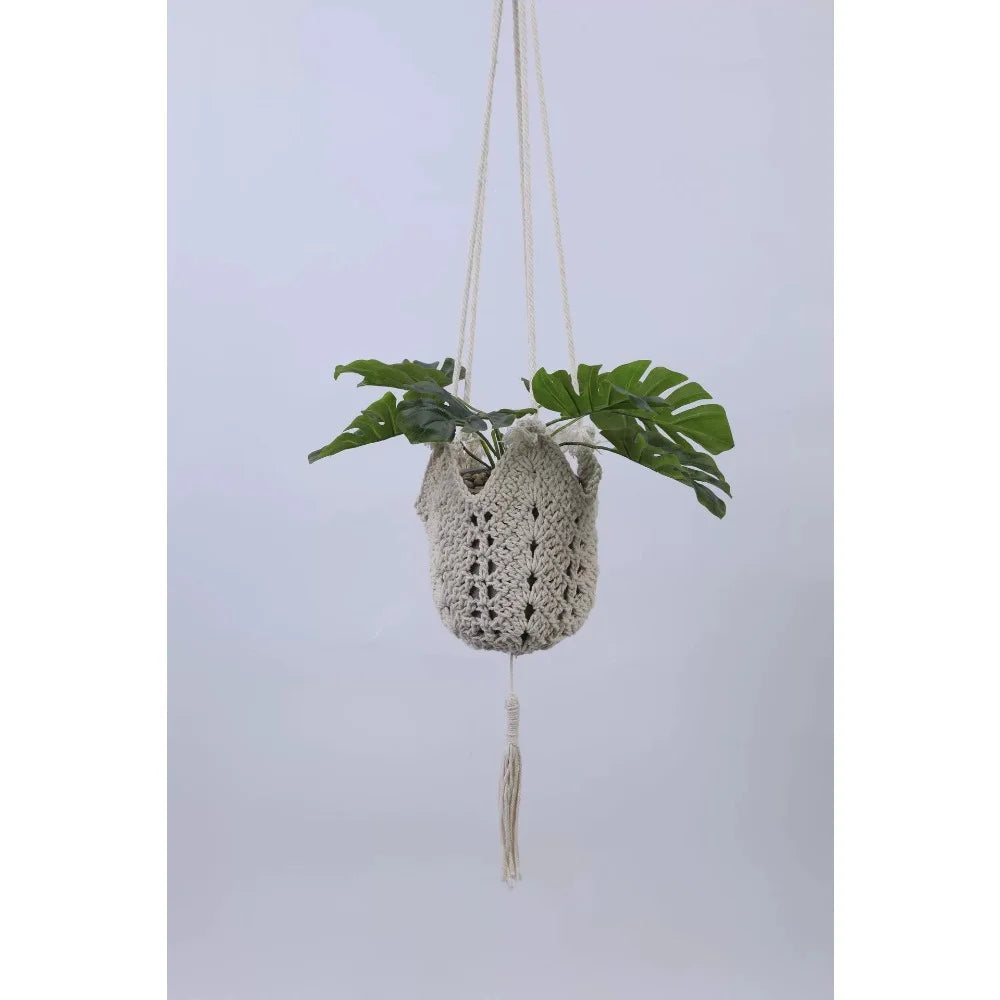 The Hanging Haven – Macrame Flower Basket